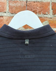 VISVIM STRIPED INDIGO DYE POLO ‘NAVY’