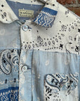 KAPITAL VINTAGE BANDANA 1ST TRUCKER JACKET ‘BLUE’