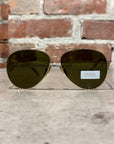 PRADA METAL BADGE AVIATOR SUNGLASSES ‘GOLD’