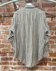 Y’S FOR MEN YOHJI YAMAMOTO STRIPED BUTTON UP ‘MULTI’