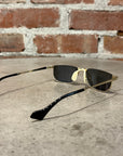GUCCI PILOT FRAME GG0627S SUNGLASSES ‘BLACK/GOLD’