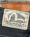 EVISU X PUMA BUCKLE-BACK STRAIGHT DENIM ‘INDIGO/MINT’