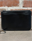 LOUIS VUITTON EPI LEATHER CHAIN CARDHOLDER ‘BLACK’