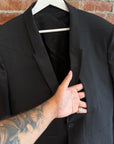 RICK OWENS FW23 LUXOR FOGPOCKET BLAZER ‘BLACK’