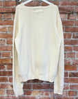 BASKETCASE OVERSIZED DOG KNIT SWEATER ‘CREAM’