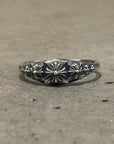 CHROME HEARTS PYRAMID PLUS BUBBLEGUM RING ‘SILVER’