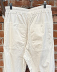 RICK OWENS SS23 EDFU DRKSHDW SHINY PUSHER PANTS ‘MILK’