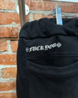 CHROME HEARTS HORSESHOE SCRIPT SWEATPANTS ‘BLACK’