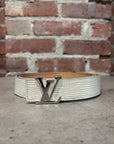 LOUIS VUITTON EPI LEATHER LOGO BUCKLE BELT ‘CREAM/TAN’