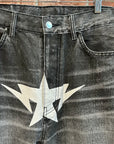 BAPE FAKE PRINT STA LOOSE FIT DENIM ‘VINTAGE BLACK’