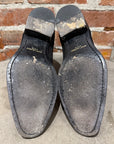 SAINT LAURENT WYATT 30 SUEDE CHELSEA BOOTS ‘BLACK’