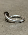 CHROME HEARTS CROSSBALL NAIL RING ‘SILVER’
