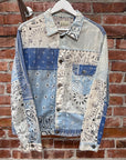 KAPITAL VINTAGE BANDANA 1ST TRUCKER JACKET ‘PALE BLUE’