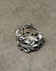CHROME HEARTS DOUBLE FLORAL RING ‘SILVER’