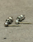 CHROME HEARTS SPIKE DROP EARRINGS (PAIR) ‘SILVER’