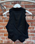 ALICE AND THE PIRATES VEST ‘BLACK’