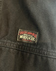STUSSY WORKGEAR HOODED WORK JACKET ‘BLACK’