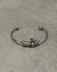 CHROME HEARTS CROSS BANGLE ‘SILVER’