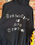 READYMADE SMILE SERIES FLAME HOODIE ‘BLACK’
