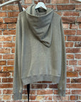 RICK OWENS FW26 DRKSDHW MOUNTAIN ZIP HOODIE ‘GREY’