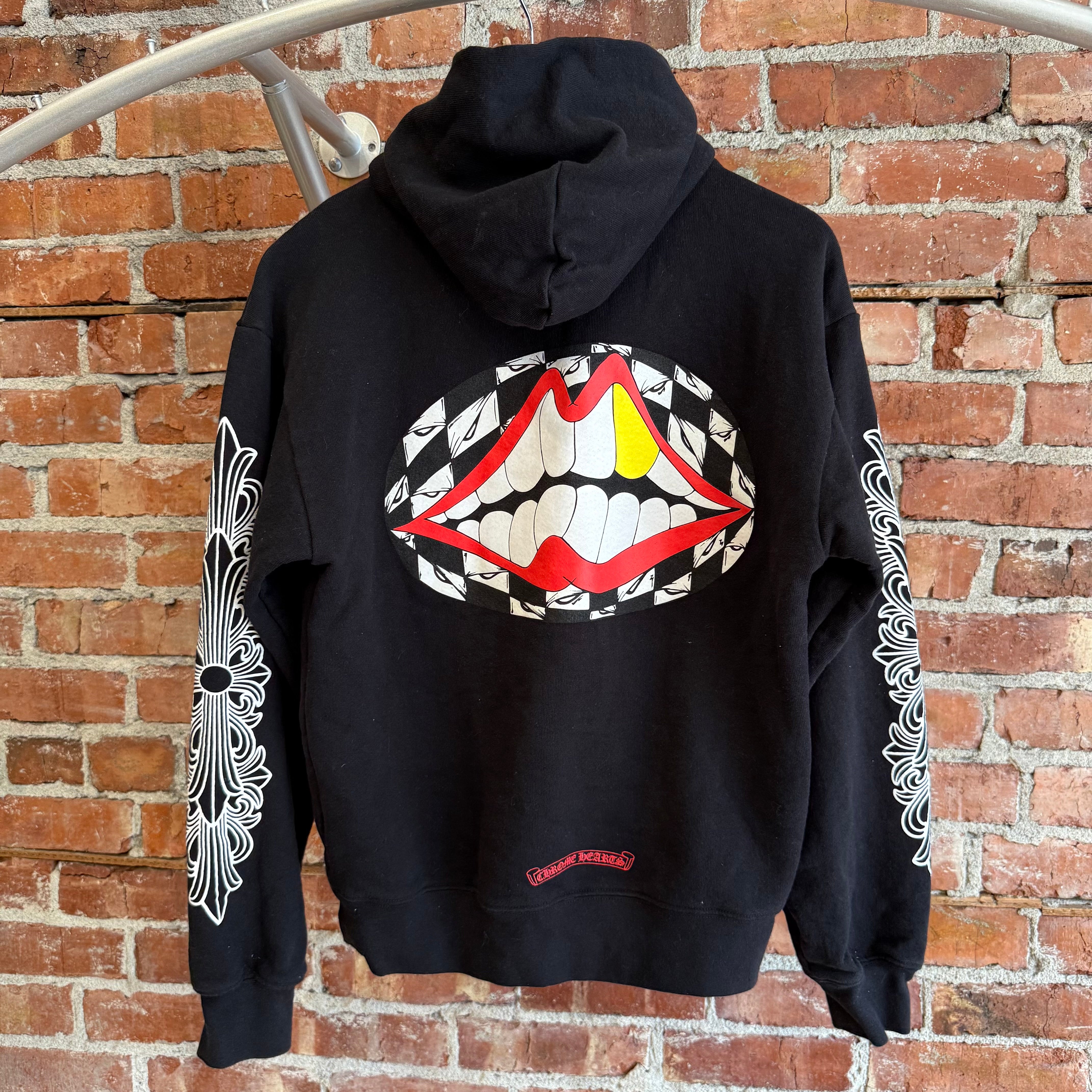 Pull à Capuche Chrome Hearts Matty Boy Chomper Taille XL Noir - Occasion Parfait état