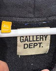 GALLERY DEPT. QUARTER ZIP HOODIE ‘BLACK’