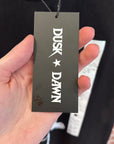 DUSK DAWN DISTRESSED TEE ‘BLACK’