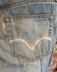 GALLERY DEPT LENNY FLARE PATCHWORK DENIM ‘LIGHT BLUE’