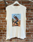 MAISON MARGIELA COWBOY JERSEY TANK ‘WHITE’