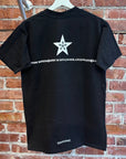 CHROME HEARTS VINTAGE STAR COLLAR TEE ‘BLACK’