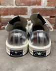 RICK OWENS x CONVERSE TURBODRK LOW SNEAKERS ‘SILVER’