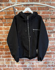 MAISON MIHARA YASUHIRO HOODED WORK JACKET ‘BLACK’