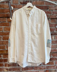 VISVIM CUBISM ELBOW PATCH SHIRT ‘WHITE’