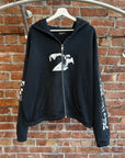 ENFANTS RICHES DEPRIMES SS24 ASSMEBLAGE ZIP HOODIE ‘BLACK’