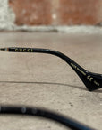 GUCCI PILOT FRAME GG0627S SUNGLASSES ‘BLACK/GOLD’