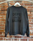 GALLERY DEPT ONE OF ONE PAINTED CREWNECK ‘GREY/MULTI’