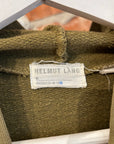 HELMUT LANG 1998 MILITARY HOODIE ‘OLIVE’