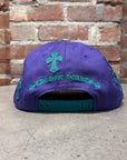 CHROME HEARTS CEMTERY CROSS PATCH HAT ‘GREEN/PURPLE’