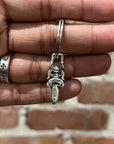 CHROME HEARTS DAGGER KEY RING SET ‘SILVER’
