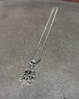 CHROME HEARTS SMALL TRIPLE CROSS NECKLACE ‘SILVER’
