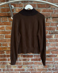 VUJA DÉ CASHMERE BLEND QUARTER ZIP ‘COFFEE’