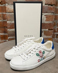 GUCCI ACE EMBROIDERED TENNIS SNEAKERS ‘WHITE’