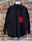 ISSEY MIYAKE DESIGN STUDIO OVERDYED SHIRT ‘BLACK’