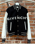 GIVENCHY WOOL VARSITY JACKET ‘BLACK/WHITE’