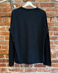 HELMUT LANG 1999 VINTAGE WASHED LONGSLEEVE ‘BLACK’