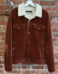 UNDERCOVER FW19 SHERPA CORDUROY TRUCKER JACKET ‘BROWN’