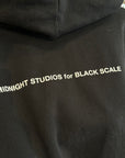 MIDNIGHT STUDIOS X BLACK SCALE LAYERED HOODIE ‘BLACK’