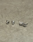 CHROME HEARTS PYRAMID PLUS STUD EARRINGS