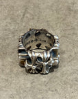 CHROME HEARTS SQUARE CEMETERY RING ‘SILVER’