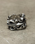 CHROME HEARTS DOUBLE FLORAL RING ‘SILVER’